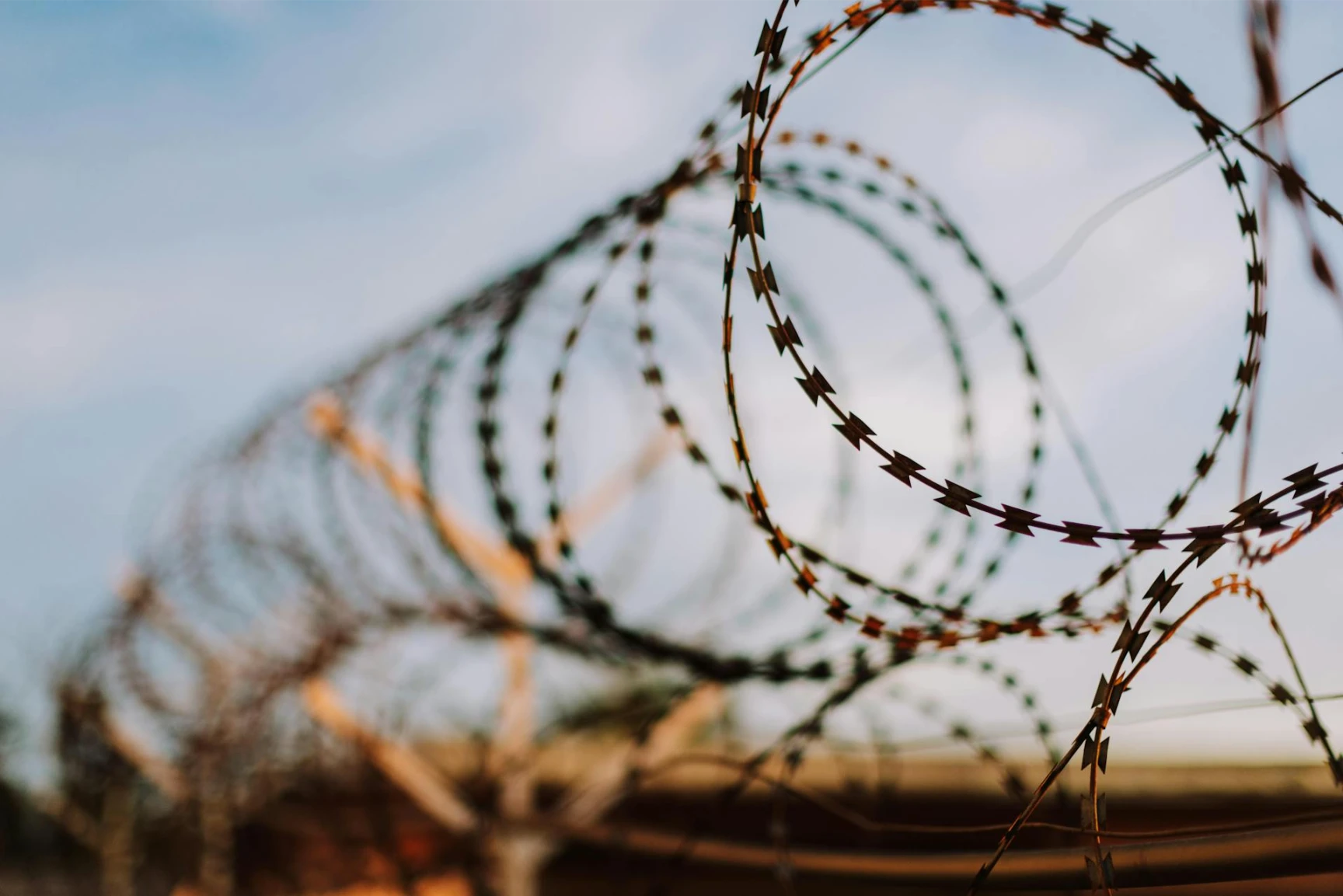 Industrial perimeter security fencing